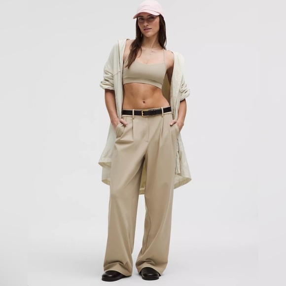 lululemon athletica Pants - Lululemon Pleat-Front High-Rise Trousers – Regular Fit